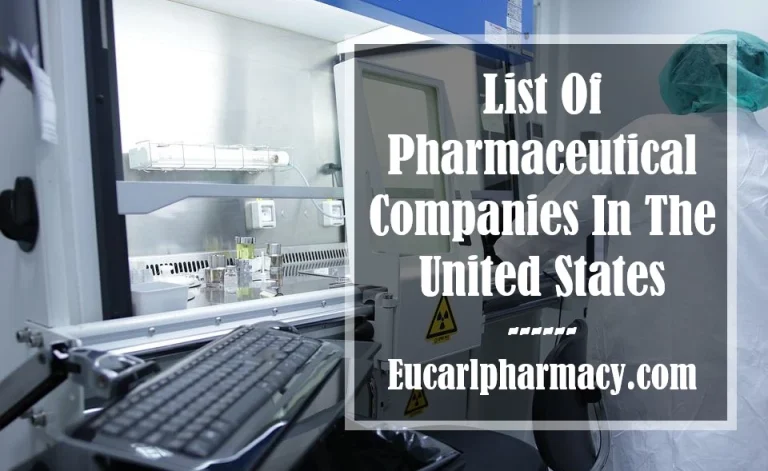 List Of Pharmaceutical Companies In The United States